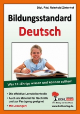 Bildungsstandards Deutsch, Sekundarstufe Kopiervorlagen Deutsch Kopiervorlagen vom Kohl Verlag- Deutsch Unterrichtsmaterialien für einen guten und abwechslungsreichen Deutschunterricht