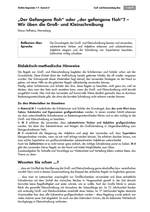 Fertig ausgearbeitete Deutsch Unterrichtseinheiten